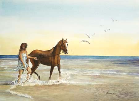 GirlandHorse