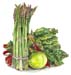 3Lemon, Asparagus, Rhubarb