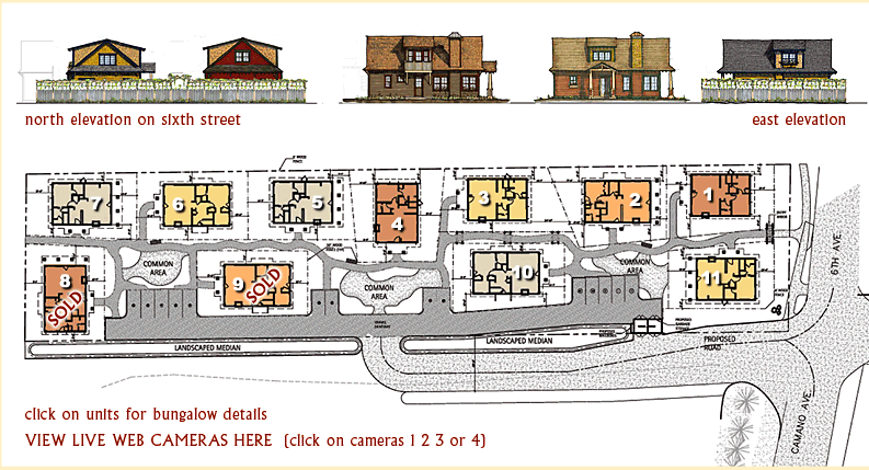 Langley Garden Bungalows siteplan