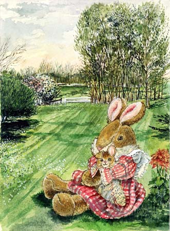 1Rabbit with Kitty Doll